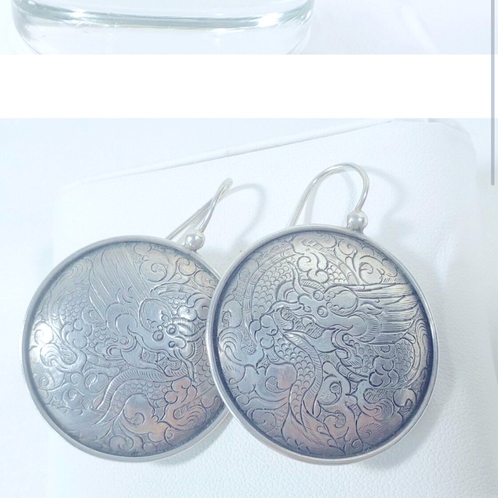 Disc shaped Silpada Earrings